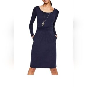 EUC Boden Mable Jersey Dress Navy